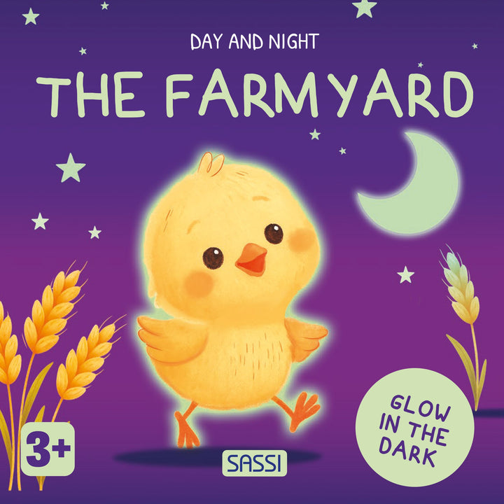 Sassi Board Book - Glow-In-The-Dark - The Farmyard
