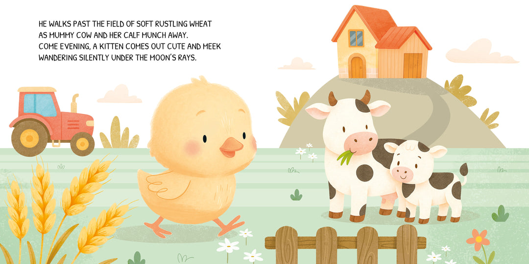 Sassi Board Book - Glow-In-The-Dark - The Farmyard