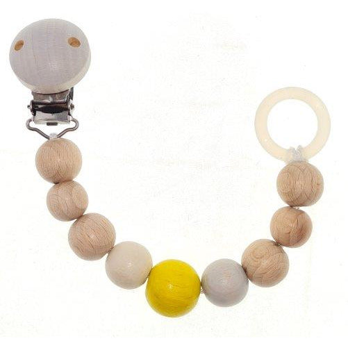 Hess-Spielzeug Dummy Chain Natural and Yellow, 15 cm