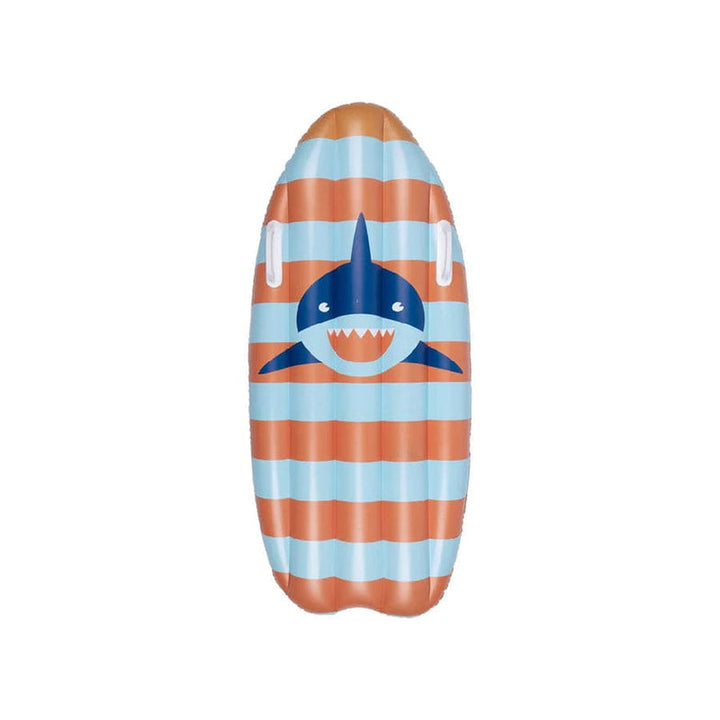 Swim Essentials Inflatable Surfboard - Striped Shark, 120 cm
