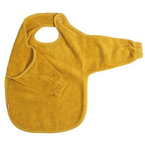 Kikadu Bath Bib with Sleeves, Mustard Default Title