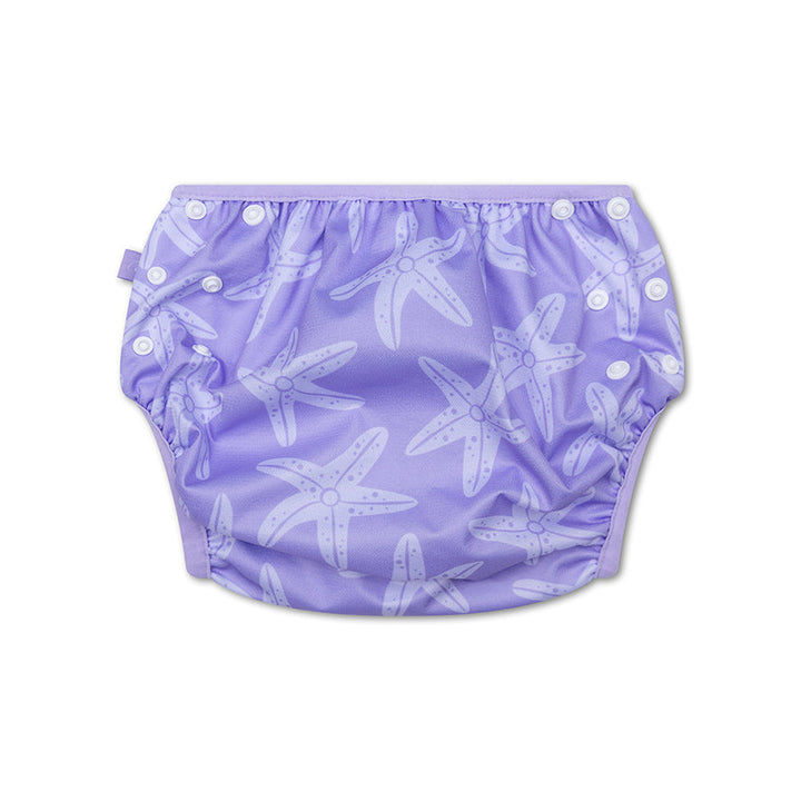 Swim Essentials Swim Nappy OSFA, Lilac Sea Stars