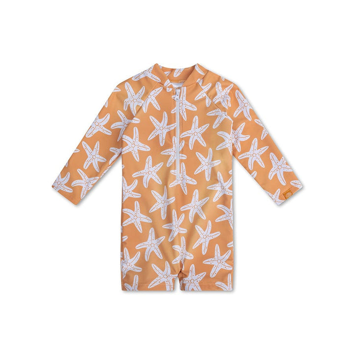 Swim Essentials Boys UV Long Sleeved Swimsuit Rashguard, Sea Stars