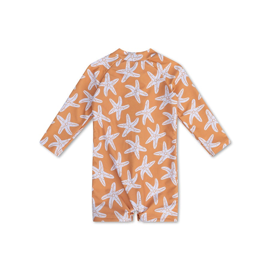 Swim Essentials Boys UV Long Sleeved Swimsuit Rashguard, Sea Stars