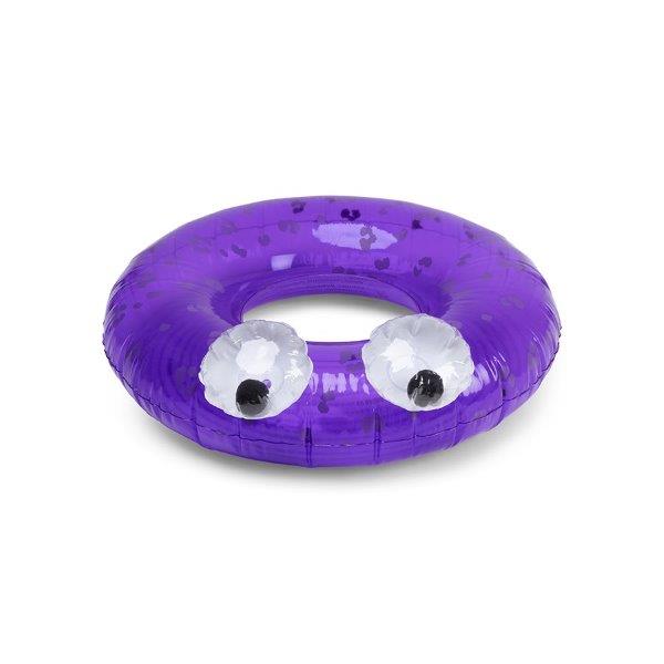Swim Essentials Inflatable Swim Ring - Purple Leopard, 65 cm