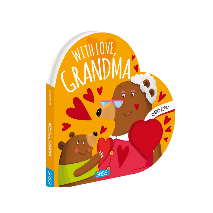 Sassi Shaped Board Book -  With Love Grandma