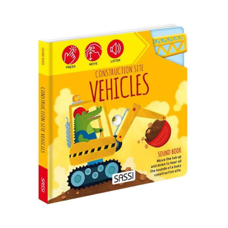 Sassi Sound Book - Construction Site Vehicles