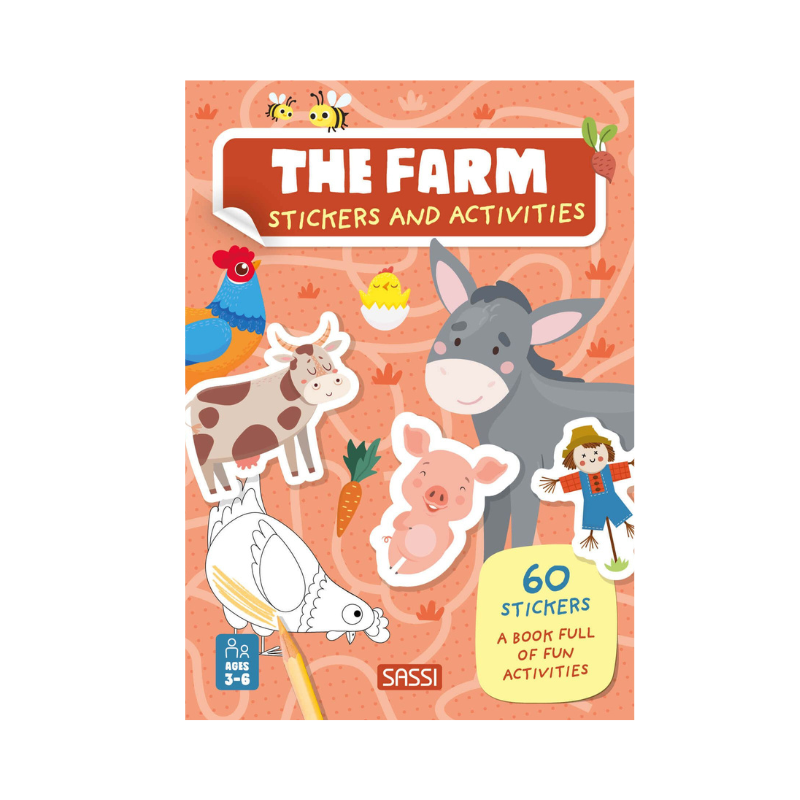 Sassi Stickers and Activities Book - The Farm