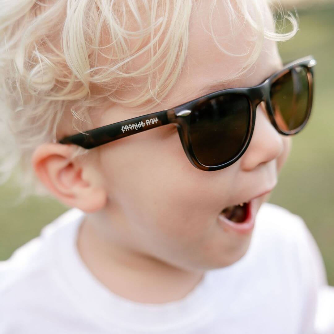 Frankie Ray Baby Sunglasses -  Minnie Gadget, Khaki Tort