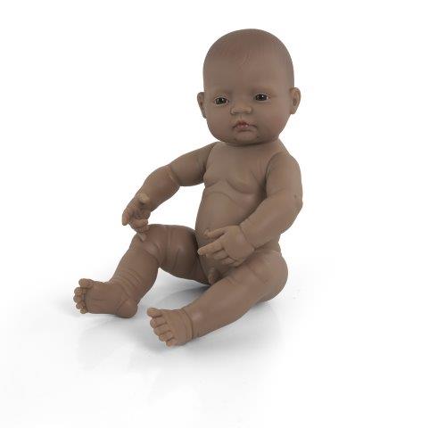 Miniland Doll - Latin American Boy, 40 cm (UNDRESSED)