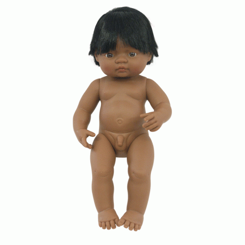 Miniland Doll - Anatomically Correct Naked Latin American Boy, 38