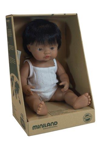 Miniland Doll - Latin American Boy, 38 cm