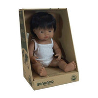 Miniland Doll - Latin American Boy, 38 cm