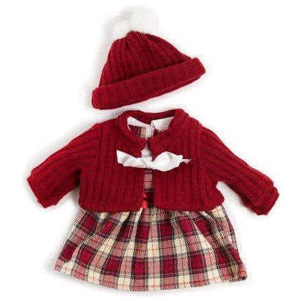 Miniland Clothing Winter Dress Set, 38 cm Doll