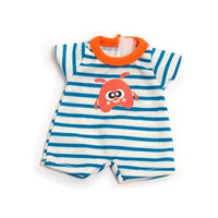 Miniland Clothing Light Stripey Pyjamas (21 cm Doll)