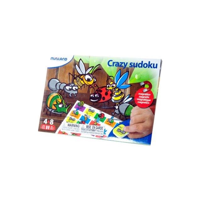 Miniland On The Go Crazy Sudoku Magnetic Game