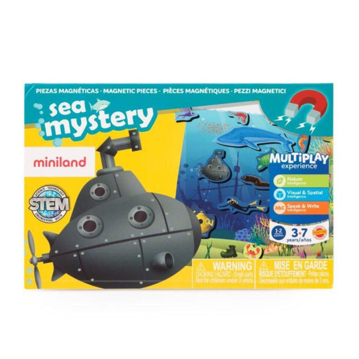 Miniland On The Go Discover Sea Mystery Magnetic Game