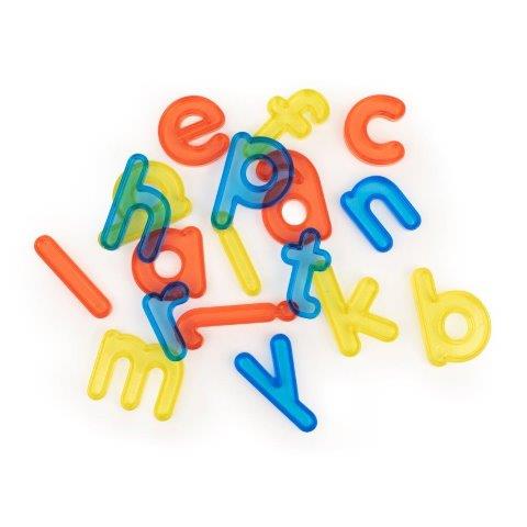 Miniland Aptitude Translucent Lowercase Letters, 76 pcs