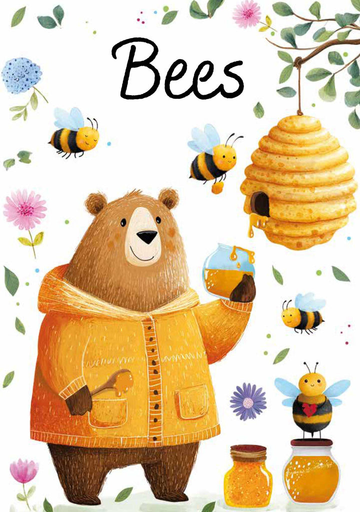 Sassi Magic Water Puzzle &amp; Book Set - Bees