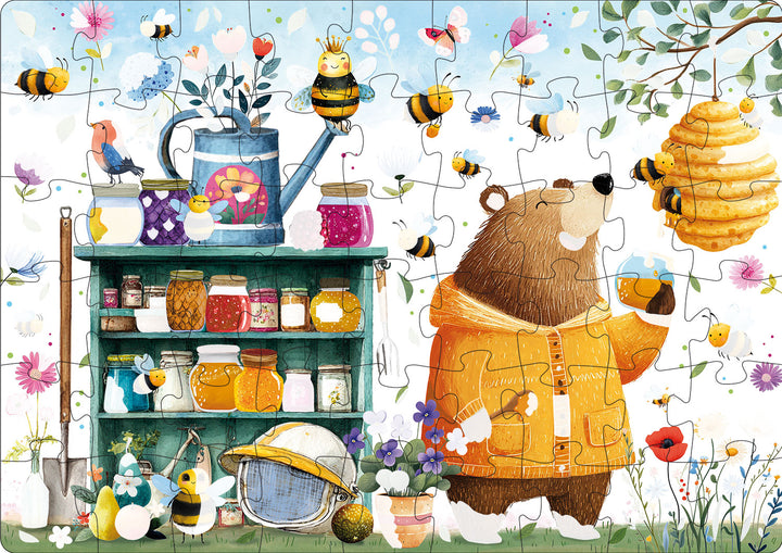 Sassi Magic Water Puzzle &amp; Book Set - Bees