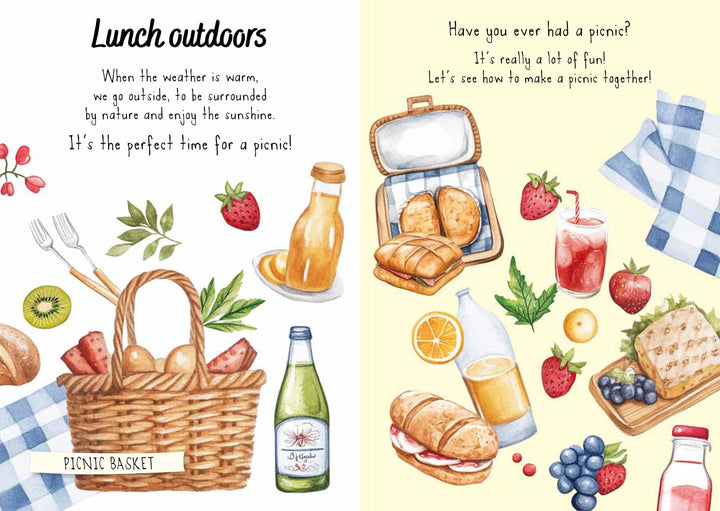 Sassi Magic Water Puzzle &amp; Book Set - Picnic