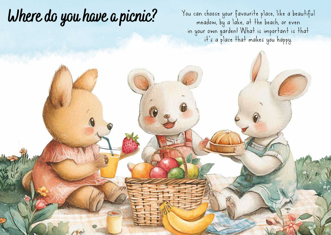 Sassi Magic Water Puzzle &amp; Book Set - Picnic