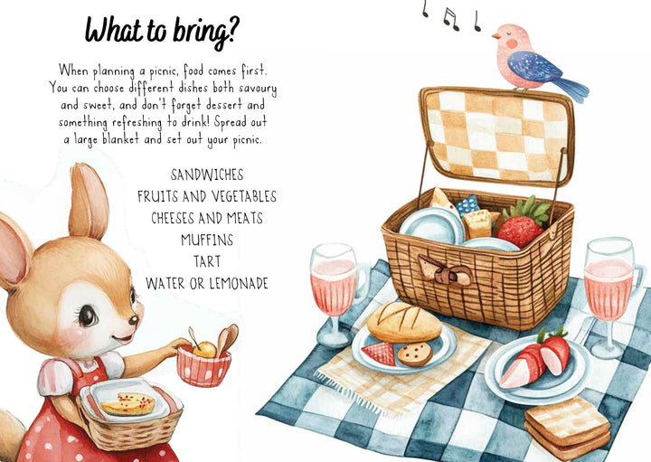 Sassi Magic Water Puzzle &amp; Book Set - Picnic