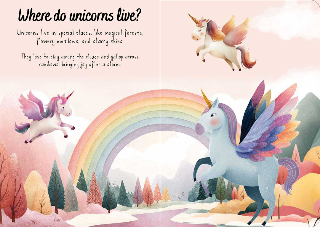 Sassi Magic Water Puzzle &amp; Book Set - Unicorns
