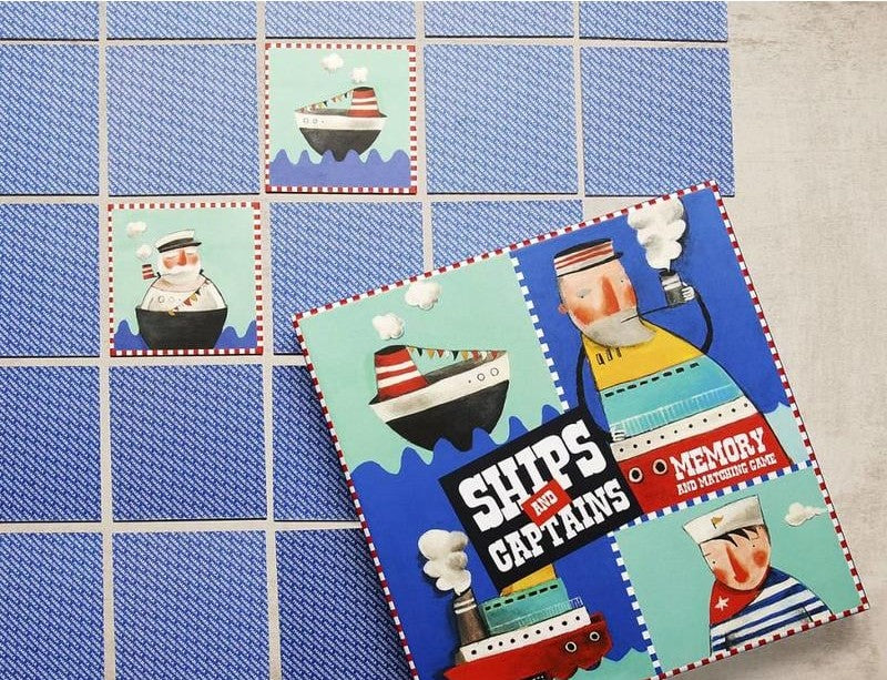 Marbushka Game - Ships and Captains Memory and Matching Game