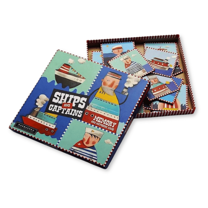 Marbushka Game - Ships and Captains Memory and Matching Game