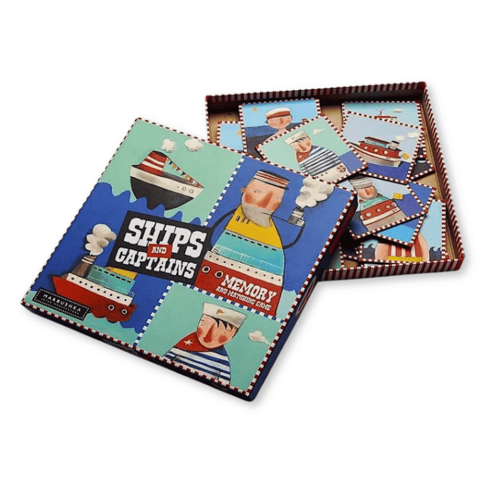 Marbushka Game - Ships and Captains Memory and Matching Game