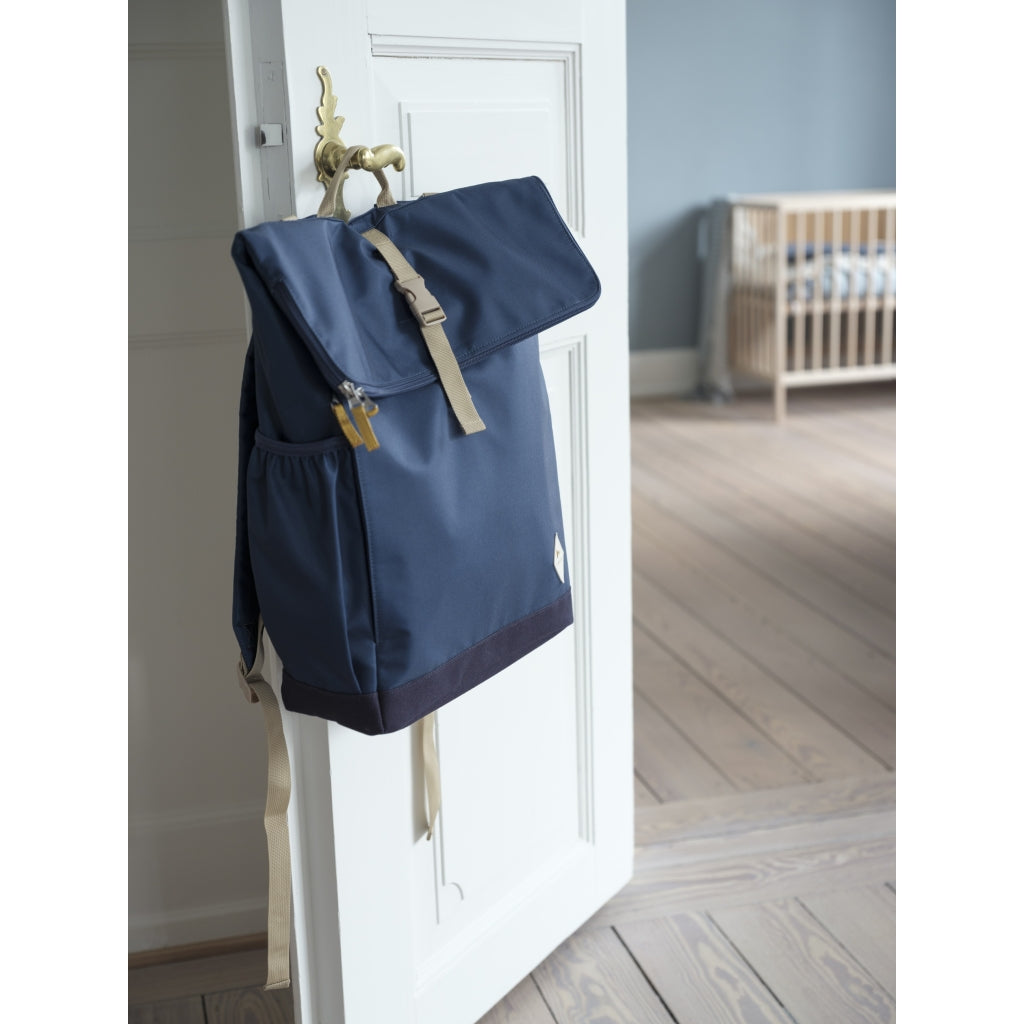 Fabelab - On-The-Go Parent Eco Laptop and Baby Backpack, Navy