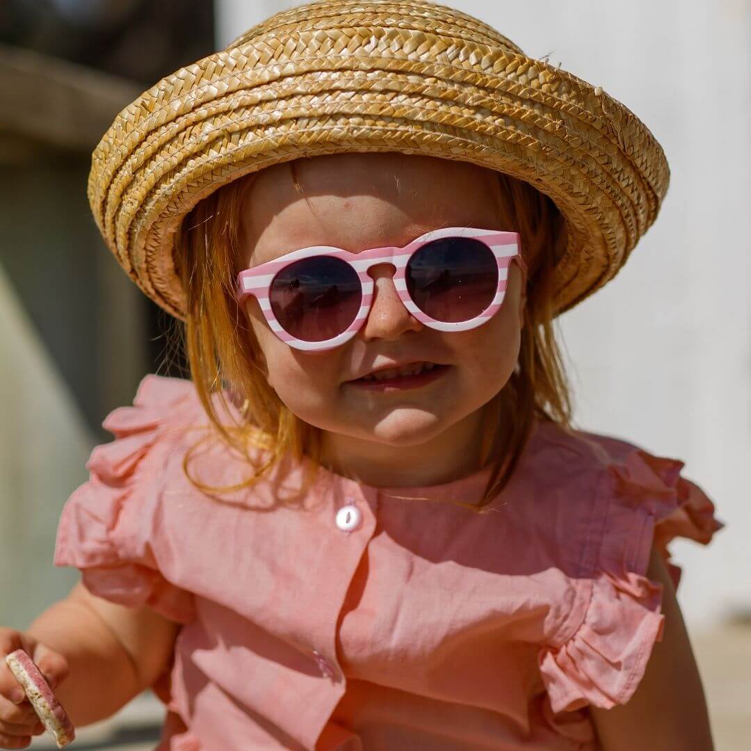 Frankie Ray Baby Sunglasses -  Pixie, Pink Stripe