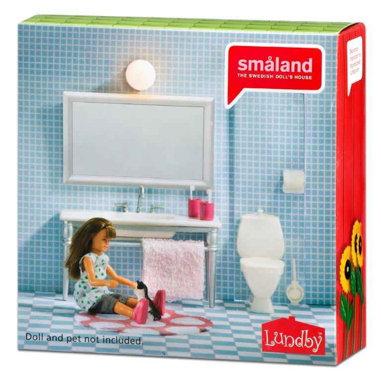 Lundby Bathroom Furniture Set