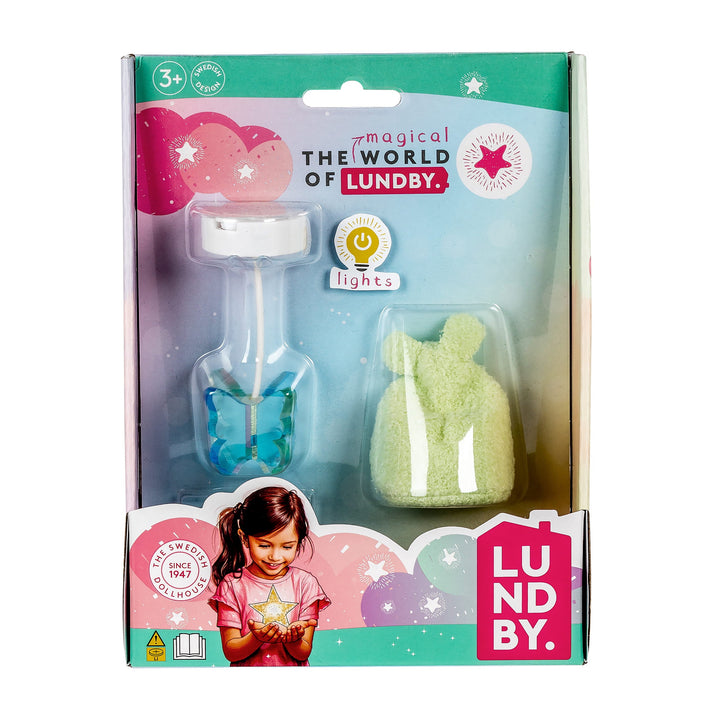 Lundby Doll House Accessories - Butterfly Lamp &amp; Beanbag Set