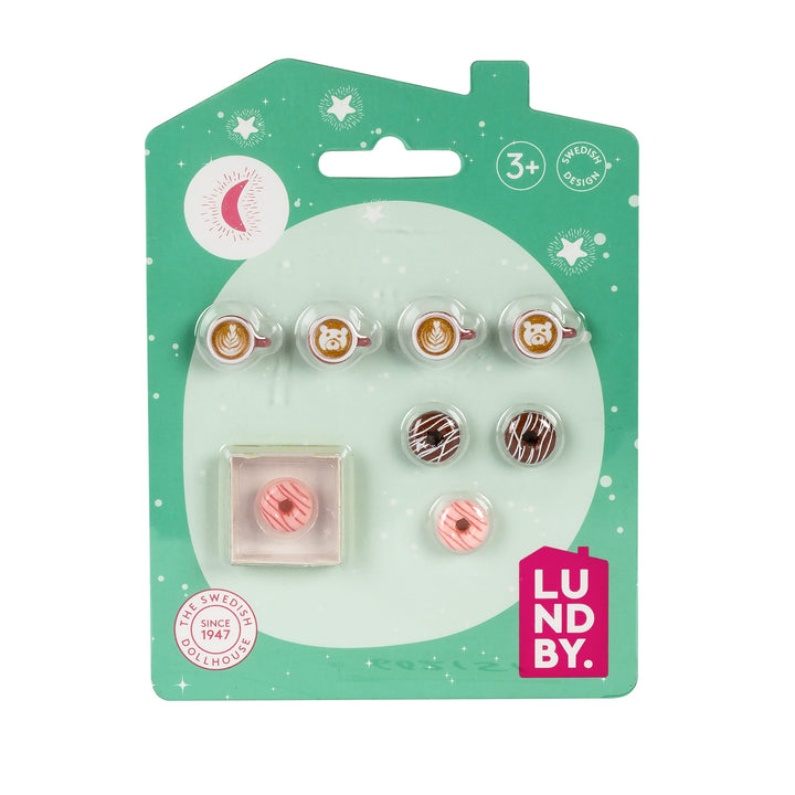 Lundby Doll House Accessories - Coffee &amp; Cakes Set
