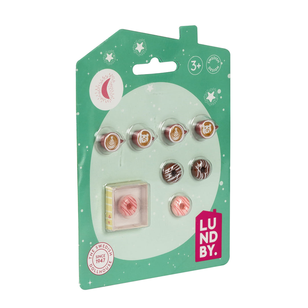 Lundby Doll House Accessories - Coffee &amp; Cakes Set