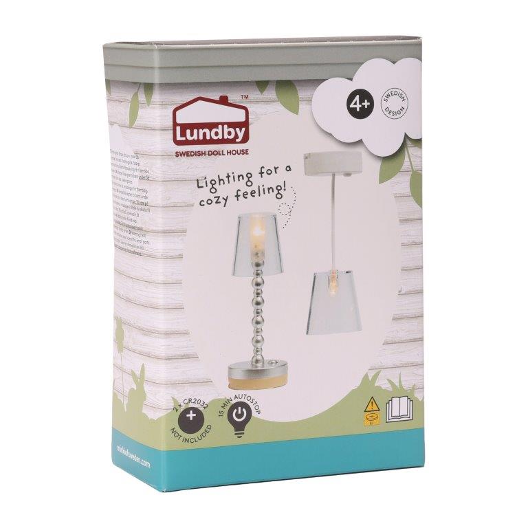Lundby Doll House Accessories - Floor & Ceiling Lamp