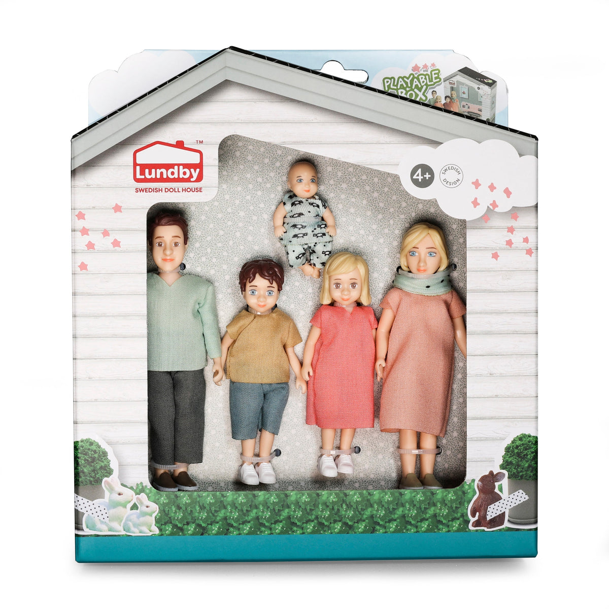 Lundby Charlie Family Doll Set