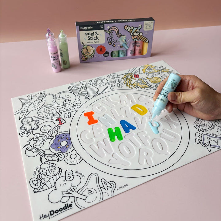 HeyDoodle - Peel &amp; Stick Paint - Glitter