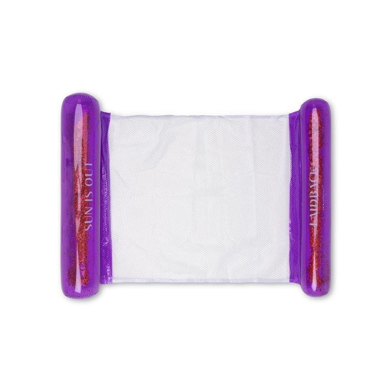 Swim Essentials Inflatable Hammock - Pure Tones Purple, 121 cm