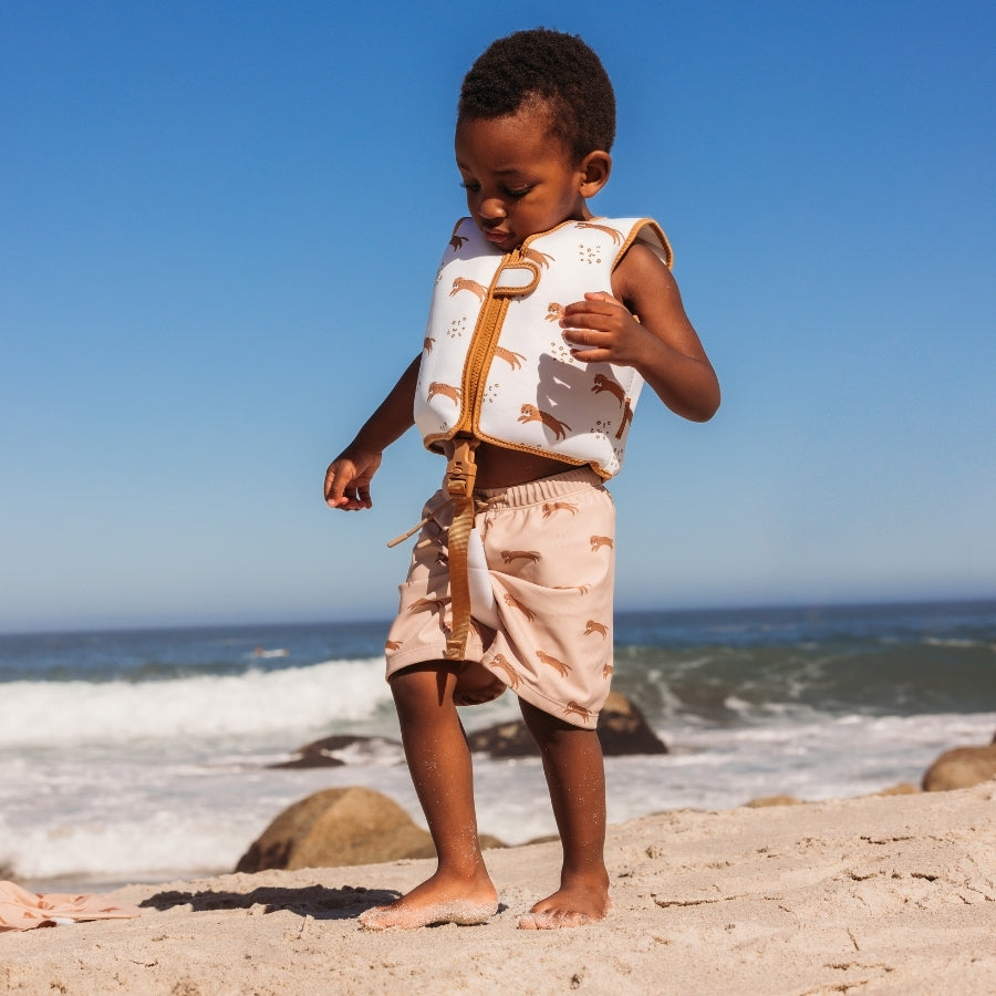 Swim Essentials Kids Swimming Vest - Leopard, 1-2 yrs