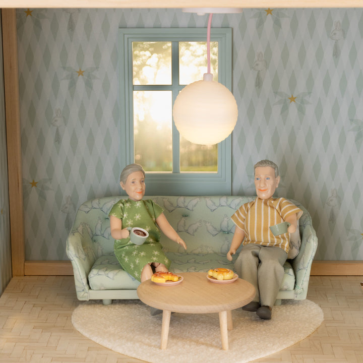Lundby Doll House Furniture - Lounge &amp; Coffee Table Set
