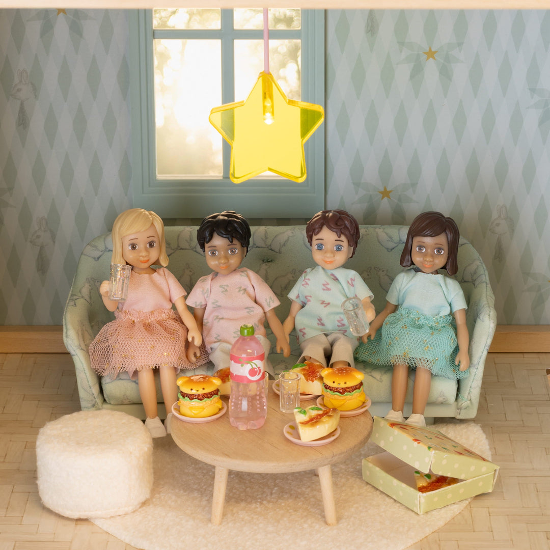 Lundby Doll House Furniture - Lounge &amp; Coffee Table Set
