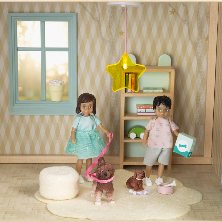 Lundby Doll House Pets - Dog Set, 7pcs
