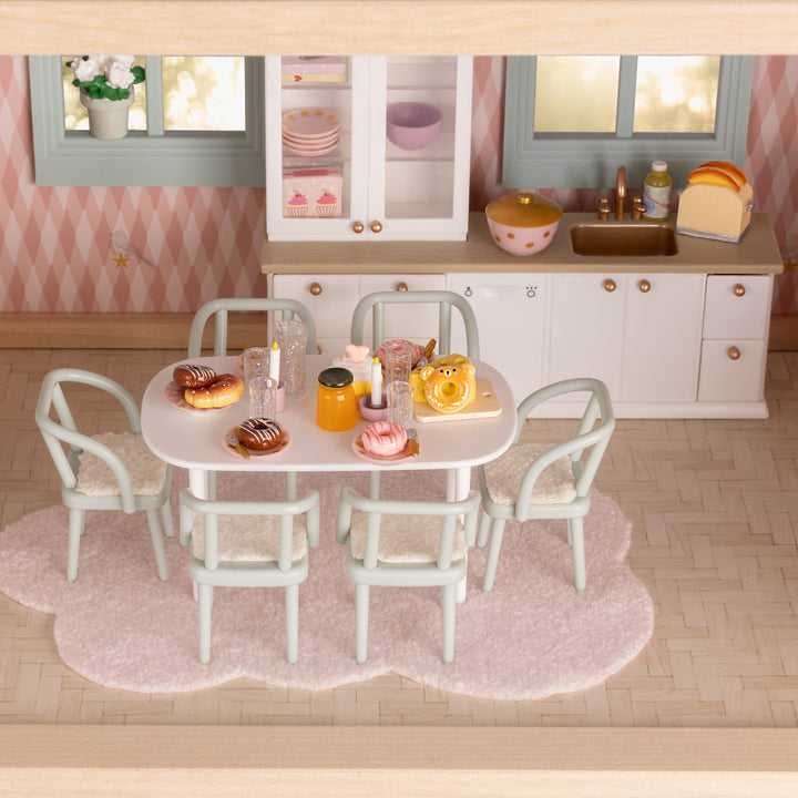 Lundby Doll House Accessories - Toast &amp; Tea Set