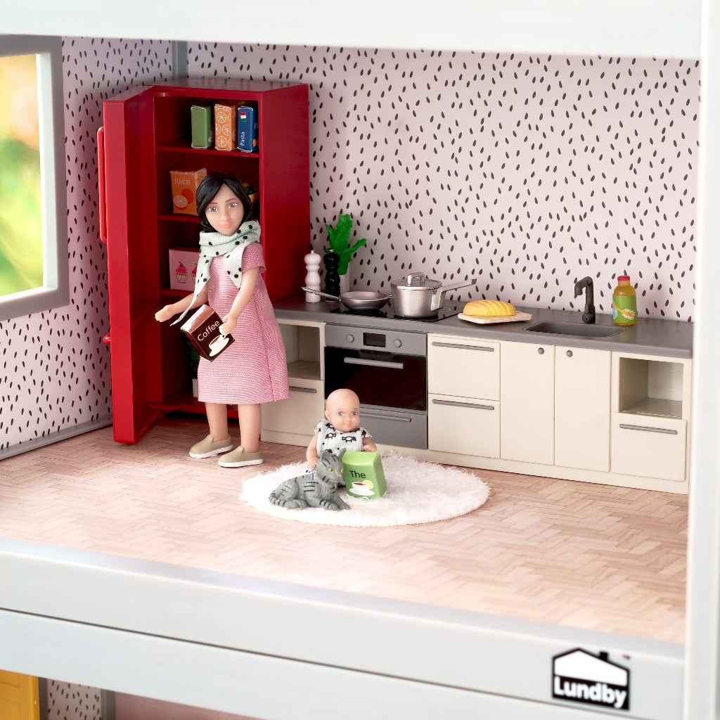 Lundby Doll House Furniture - Basic Kitchen Set
