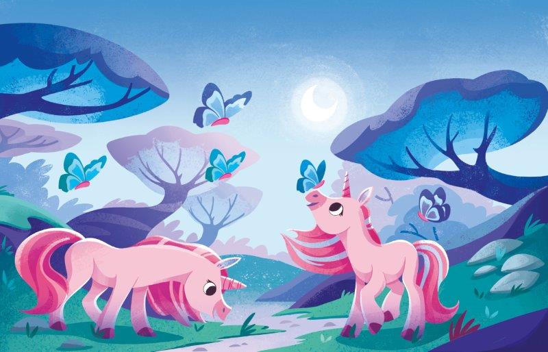 Sassi Free the Colours Reusable Paint Brush Book - Unicorns