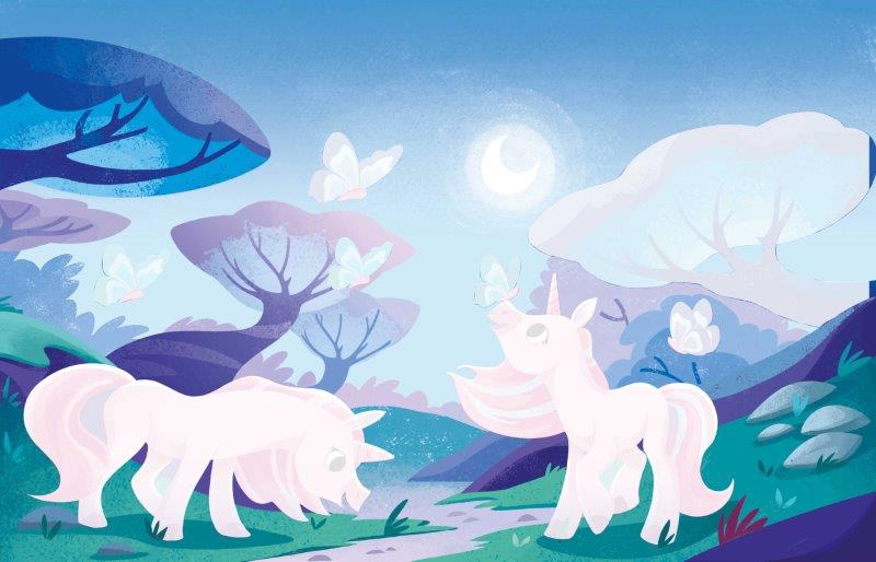 Sassi Free the Colours Reusable Paint Brush Book - Unicorns