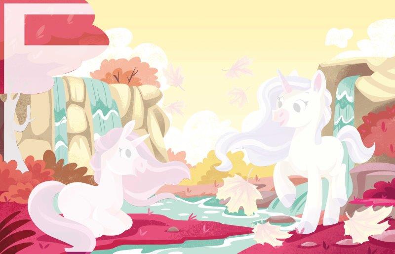 Sassi Free the Colours Reusable Paint Brush Book - Unicorns